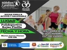 Rojas Pinilla Activo y Saludable - Actívate con nuestras sesiones de actividad física totalmente gratuitas