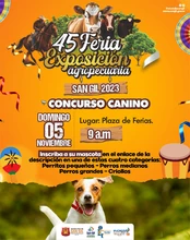 Concurso canino 45 Feria Exposición Agropecuaria 2023