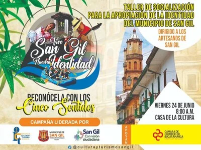 Taller de socialización para la aprobación de la identidad del municipio de San Gil