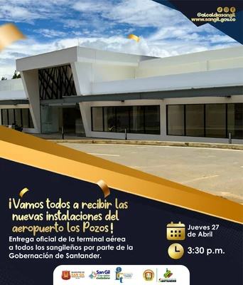 ¡Vamos todos a recibir las nuevas instalaciones del Aeropuerto los Pozos!