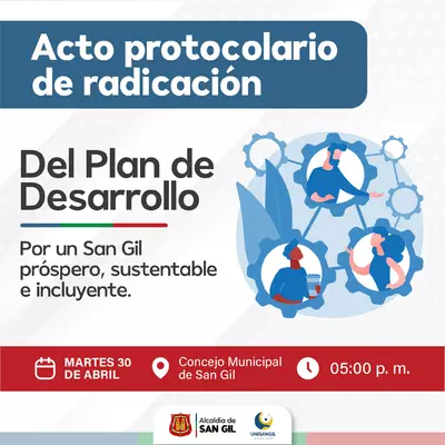 Acto protocolario de radicación del Plan de Desarrollo