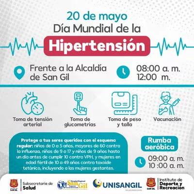 20 de mayo Día Mundial de la Hipertensión