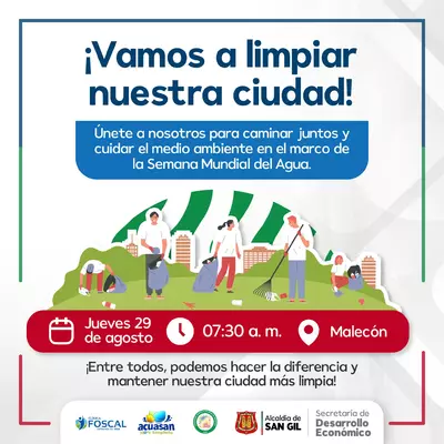 ¡Vamos a limpiar nuestra ciudad!