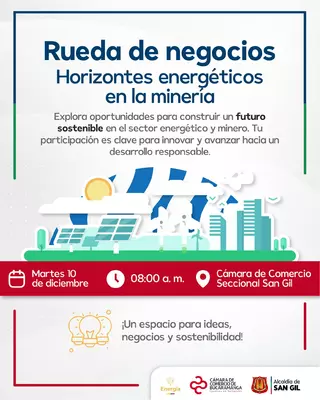 Rueda de negocios Horizontes energéticos en la minería