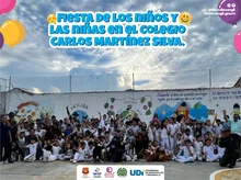 Fiesta de los niños y las niñas en el Barrio la Libertad