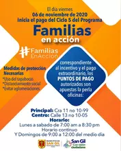 Pago Ciclo 5 Programa Familias en Acción