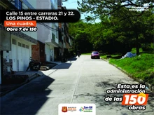 Ocho nuevas calles pavimentadas