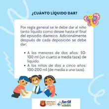 Cuidados para tener con los niños y niñas que presenten enfermedad diarreica aguda