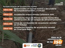 Obras de alcantarillados y acueductos