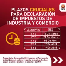 Presenta y paga el Impuesto de Industria y Comercio