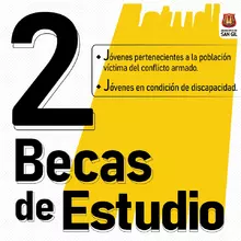 Formulario de inscripción para dos incentivos educativos dirigido a jóvenes en condición de discapacidad y pertenecientes a la población víctima del conflicto armado