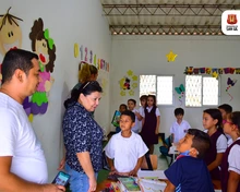 La Dra. Ligia Vargas visitó las sedes educativas de las veredas Las Joyas y Montecitos alto y bajo