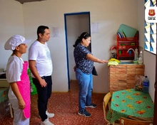 La Dra. Ligia Vargas visitó las sedes educativas de las veredas Las Joyas y Montecitos alto y bajo