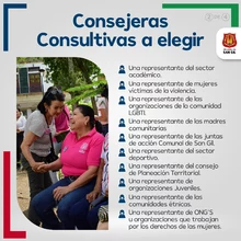 Haz parte del Consejo Consultivo de Mujeres y Equidad de Género del municipio de San Gil