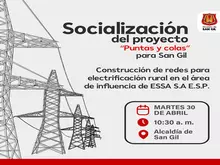 Socialización del proyecto Puntas y Colas para San Gil