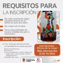 Mujer, aprende una nueva habilidad ¡te esperamos!