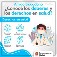 Conoce los deberes y derechos en salud