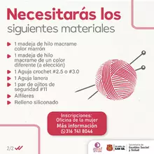 Mujer emprende curso Taller Amigurumis nivel intermedio