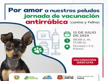 Jornada de vacunación antirrábica canina y felina Porvenir I y II