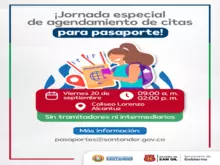 Jornada especial de agendamiento de citas para pasaporte