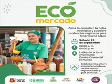 Este sábado 28 de septiembre asiste al Ecomercado