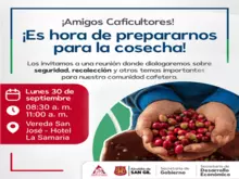 Amigos Caficultores es hora de prepararnos para la cosecha