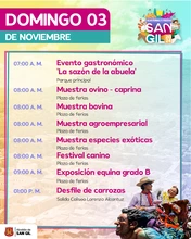 Conoce la programación de las Ferias y Fiestas de San Gil