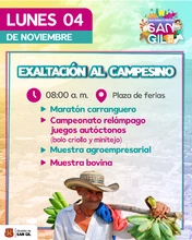 Conoce la programación de las Ferias y Fiestas de San Gil