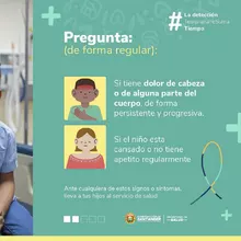 Conoces los signos y síntomas del cáncer infantil