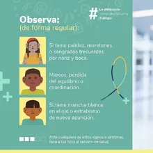 Conoces los signos y síntomas del cáncer infantil