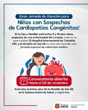 JORNADA DE DONACION DE SANGRE Y ATENCION A PACIENTES PEDIATRICOS CON CARDIOPATIAS EN SAN GIL