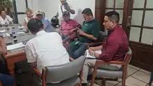 alcaldía instaló mesa de diálogo con los delegados de manifestación por seguridad