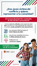 Convocatoria representante de las víctimas en el Consejo Municipal de Juventudes de San Gil