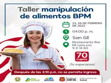 Taller de manipulación de alimentos BPM