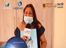 Luz Cecilia Páez operaria de barrido beneficiaria con subsidio de vivienda