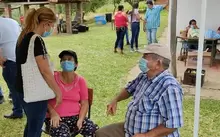 Participación de las fiestas tradicionales y patronales de San Isidro en la Vereda la Laja