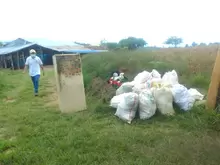 Ruta de recolección de residuos sólidos en la zona rural del Municipio