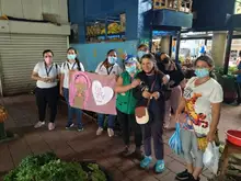 Recorrido por algunos sectores con actividad de reconocimiento y apoyo a la Mujer