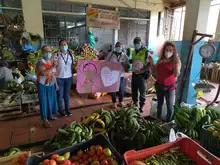 Recorrido por algunos sectores con actividad de reconocimiento y apoyo a la Mujer