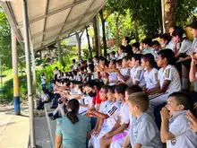 Se realiza visita al Colegio San José de Guanentá Sede D, con el programa Cuida Mundos