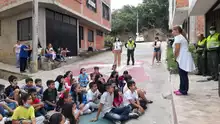 Tarde de integración con los niños del sector el Bosque