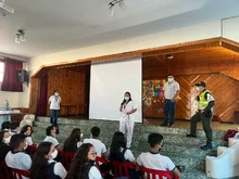 Se realizó charla a estudiantes en asesoría y atención psicosocial, manejo de emociones y prevención ante sustancias psicoactivas