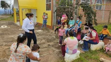 Se inició recorrido en el sector rural llevando los artículos para madres gestantes y bebés, donados por la DIAN