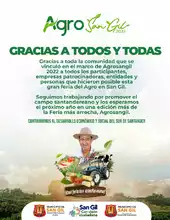 AgroSanGil 2022 da sus agradecimientos a todos y todas