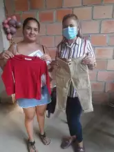 Se realizó entrega de elementos de vestir a los menores del Barrio Santander