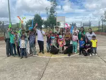 Se realizó visita al sector Rural en la Escuela La Laja, llevando recreación a los niños y promoviendo la Unión Familiar