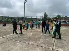 Se realizó visita al sector Rural en la Escuela La Laja, llevando recreación a los niños y promoviendo la Unión Familiar