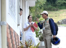 Se encuentran realizando Barrido Sanitario casa a casa con el programa ETV Enfermedades parasitarias transmitidas por vectores