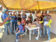 Minitejo y bolo fueron los juegos autóctonos que disfrutaron nuestra comunidad del sector rural