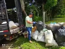 Jornada de recolección de residuos sólidos del sector rural
